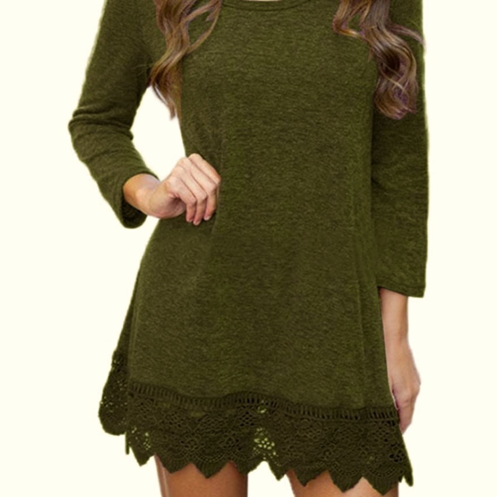 Ladies long sleeved dress